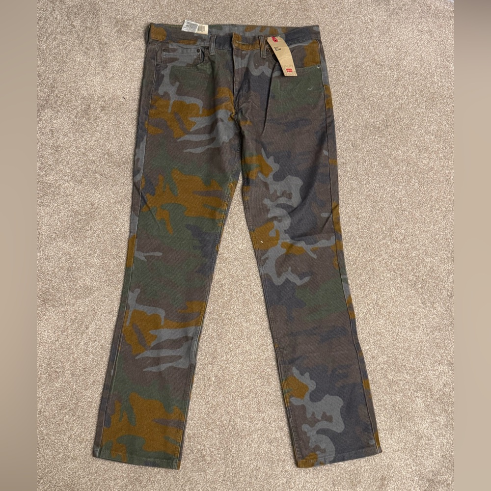 NWT Levi's 511 Slim Fit Corduroy Pants - Navy Blue,Gray, green and Brown,